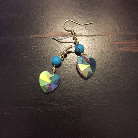 Heart earrings - Picture 2 of 3